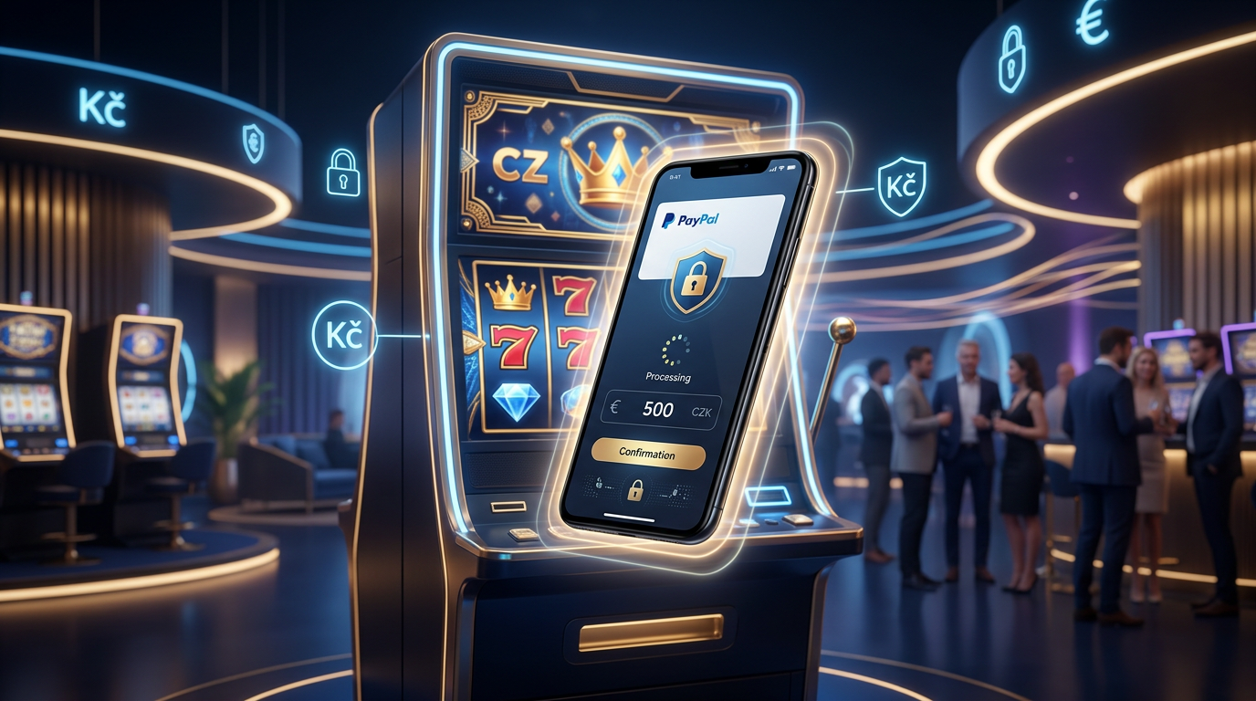 Futuristická digitální platba v online kasinu